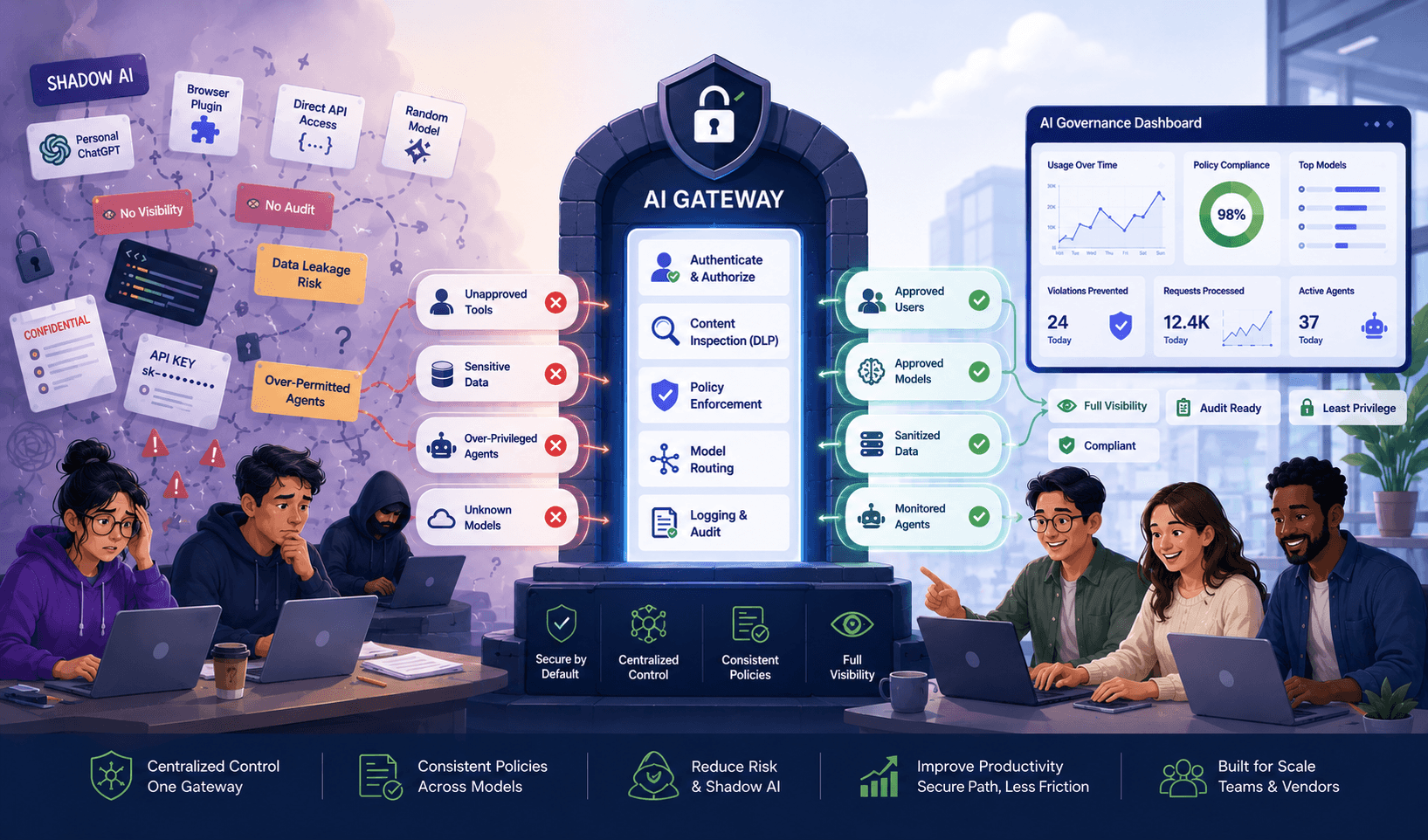 Enterprise AI Governance: How to Secure LLM Usage Without Slowing Down Innovation