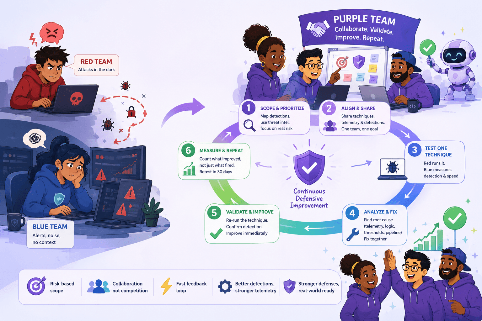 What a Purple Team Engagement Actually Looks Like, Day by Day