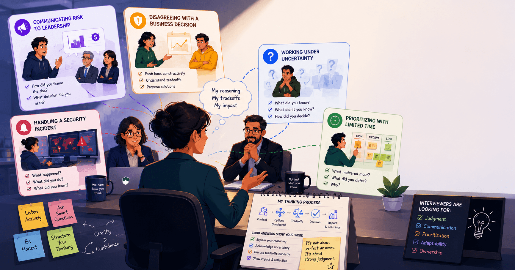 The Behavioral Questions That Actually Come Up in Security Interviews